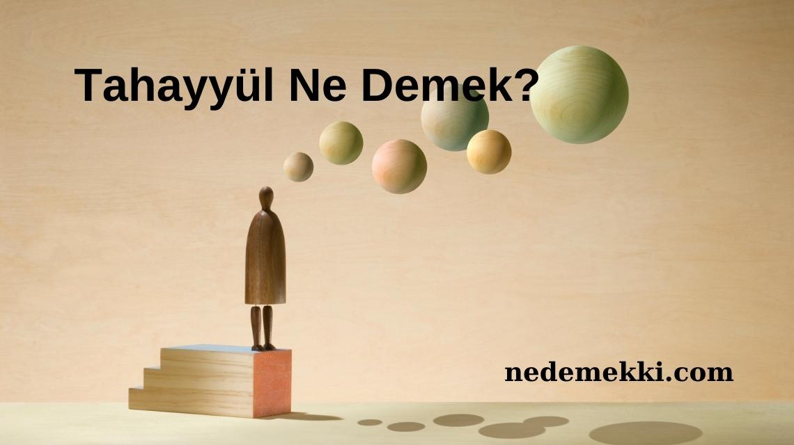 Tahayyül Ne Demek?